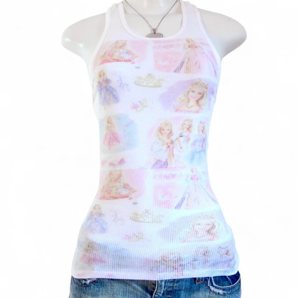 barbie fashion 2000s graphic tank